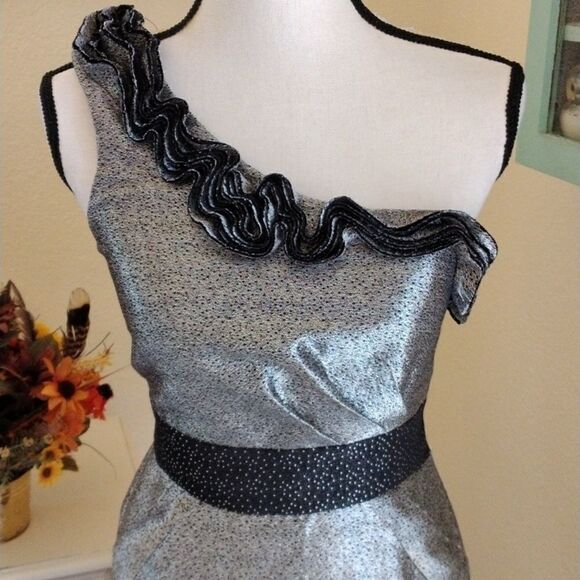 Max & Cleo Silvery Dress - Picture 2 of 14